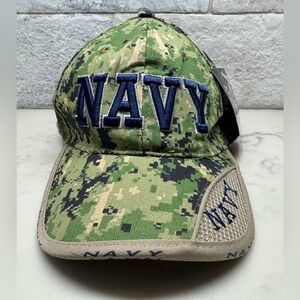 Navy Camouflage Baseball Cap